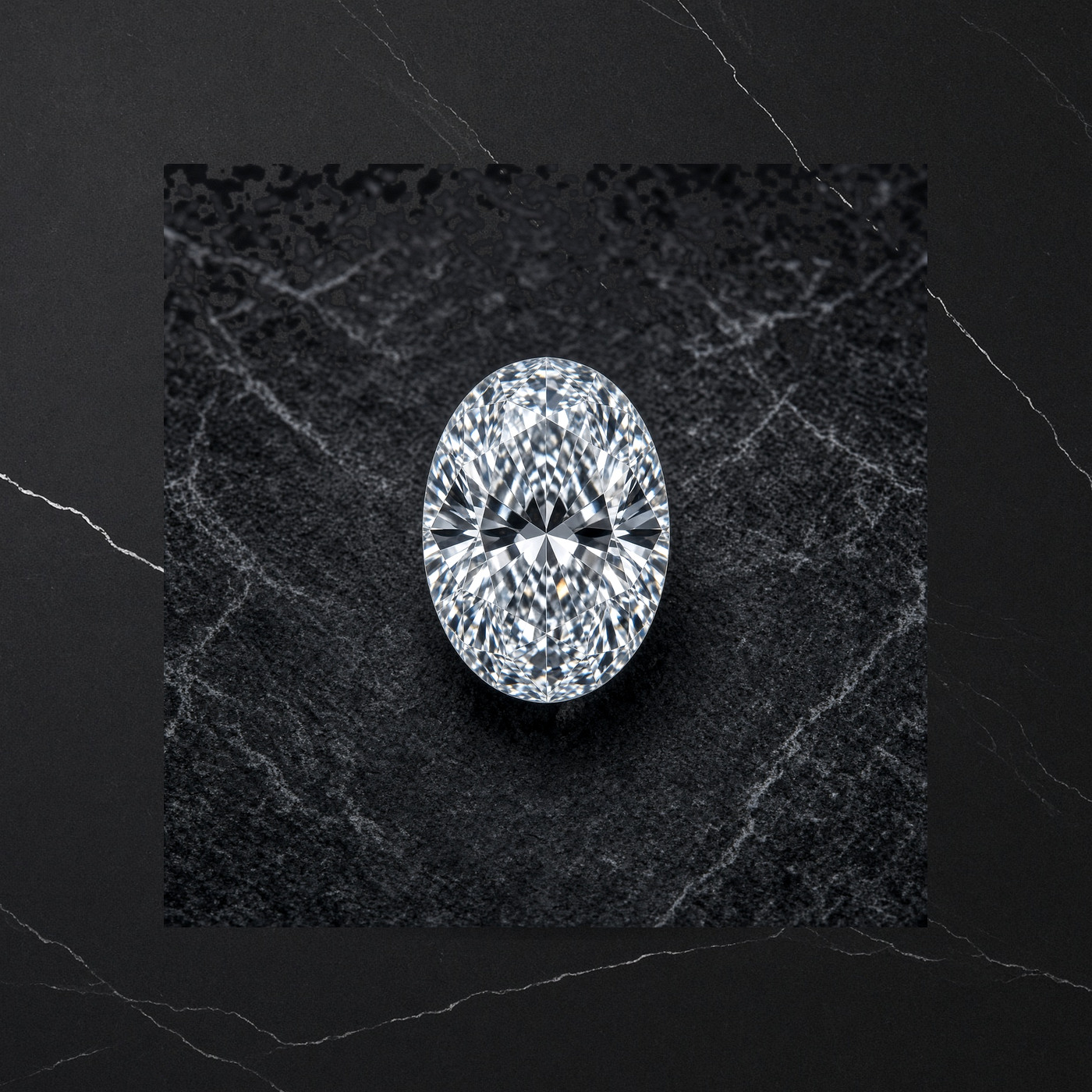 Oval diamond