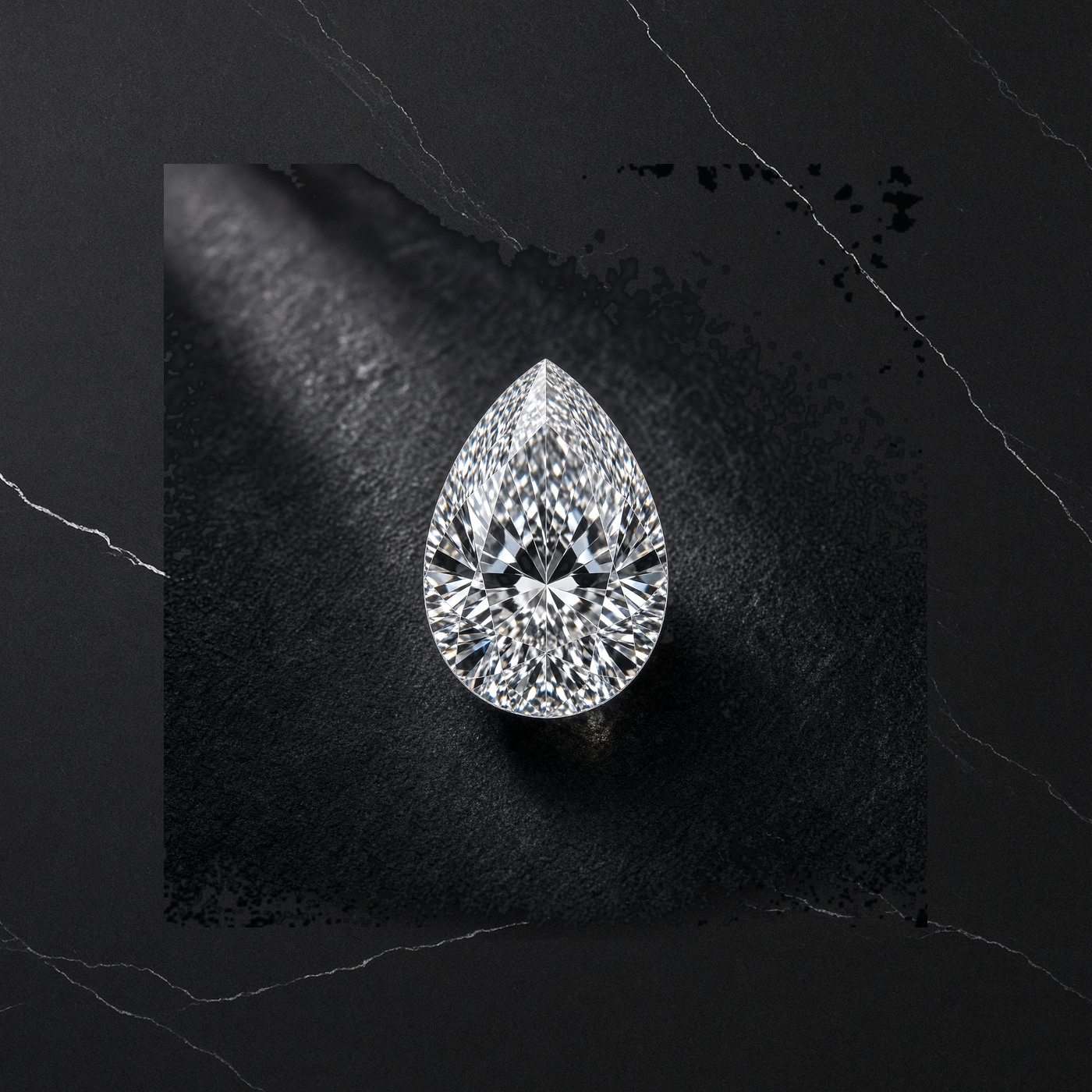 Pear diamond